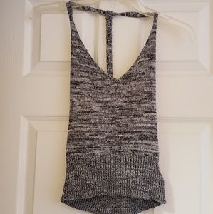 Gray sweater tank
